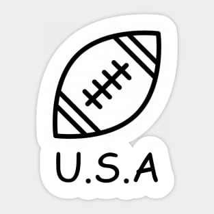 USA Football !! Sticker